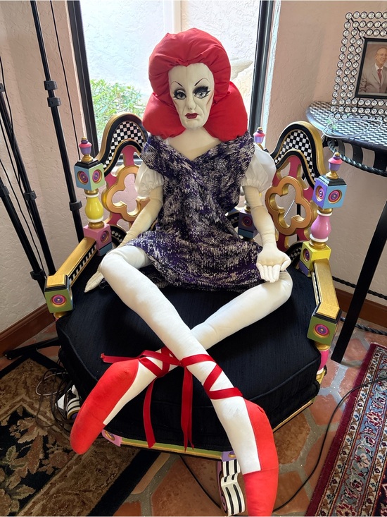 Other - Vintage Vaudeville Doll with Dramatic Face Makeup